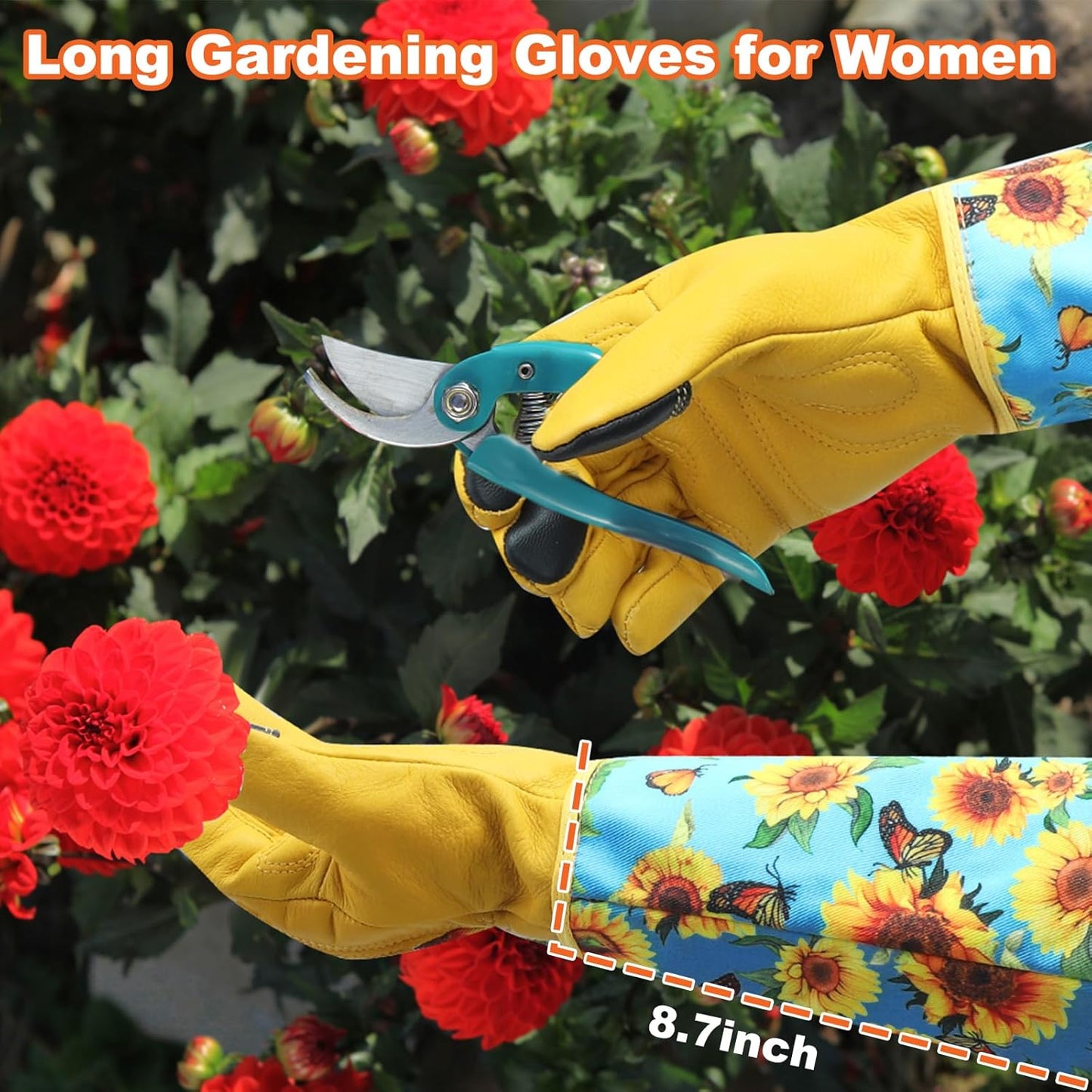 Sunflower Gardening Gloves