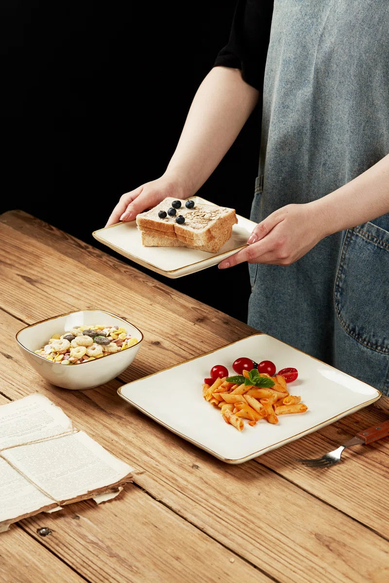 12 Piece Stoneware Set - Service for 4