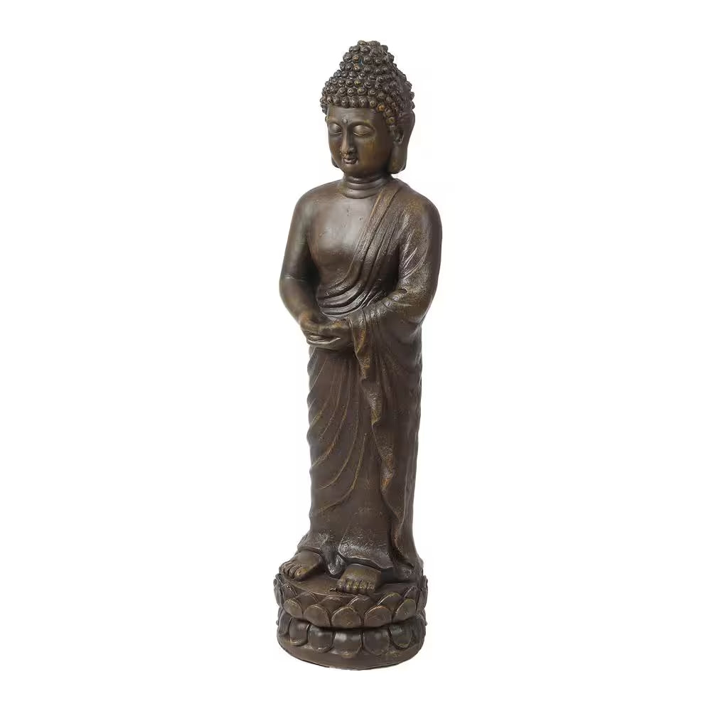 Standing Buddha Statue Zen Garden