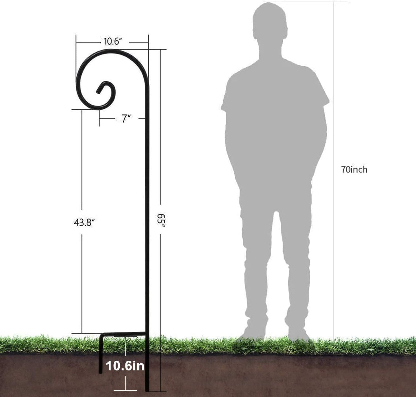 Shepherd Hook 2PC