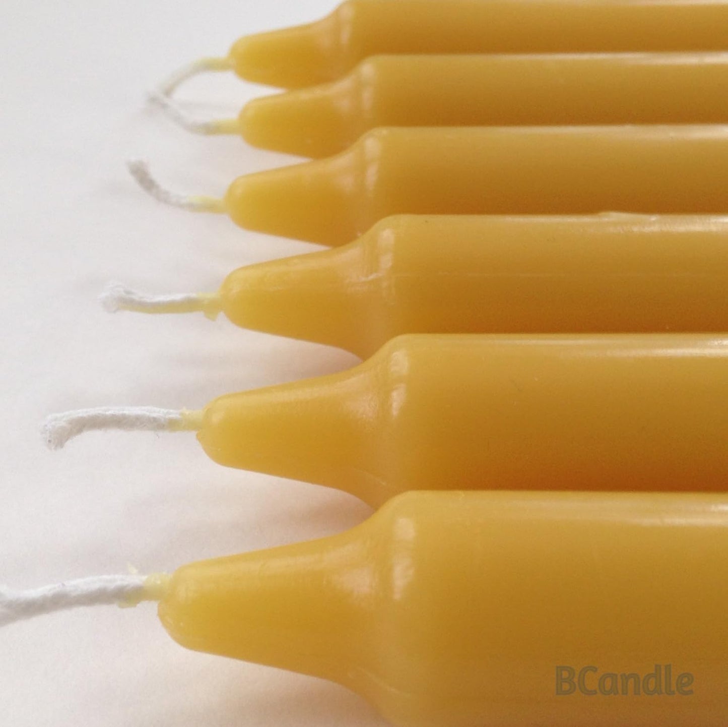 100% Pure Beeswax Candles Organic Tapers 2PC