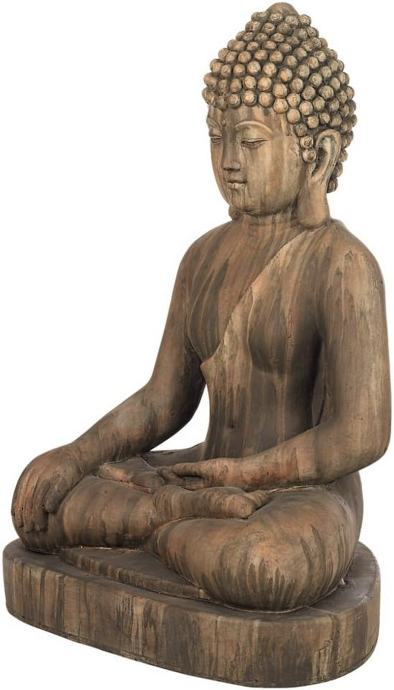 Sitting Buddha Statue Zen Garden