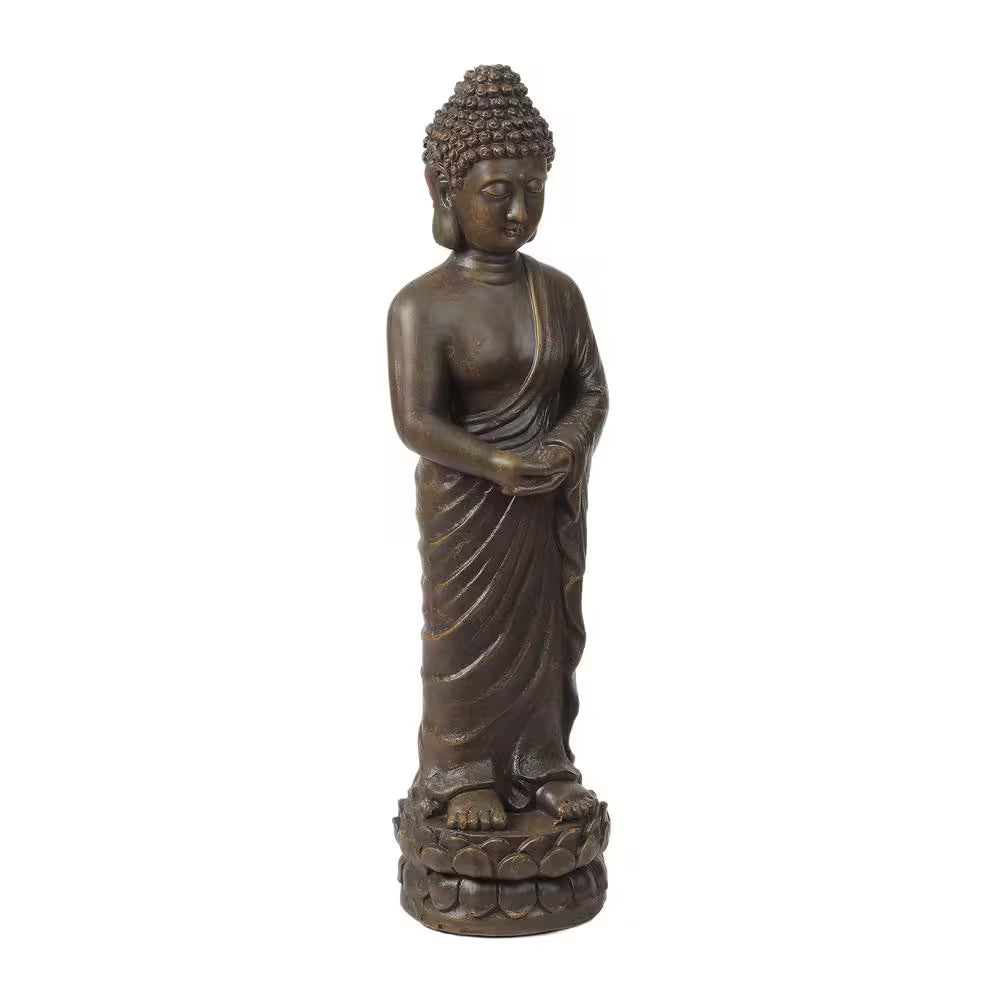 Standing Buddha Statue Zen Garden