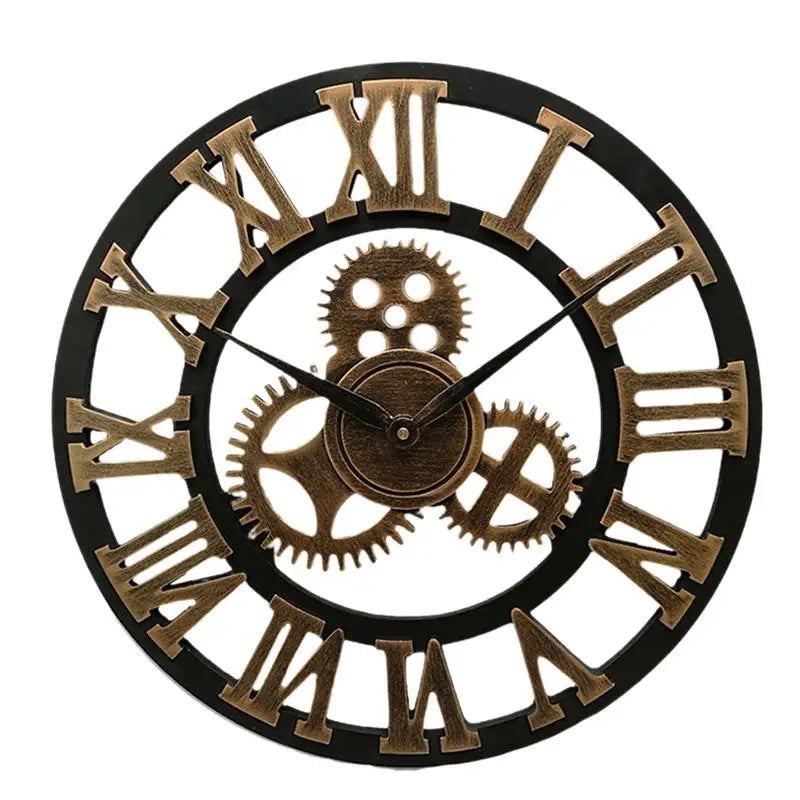 Retro Gear Wall Clock