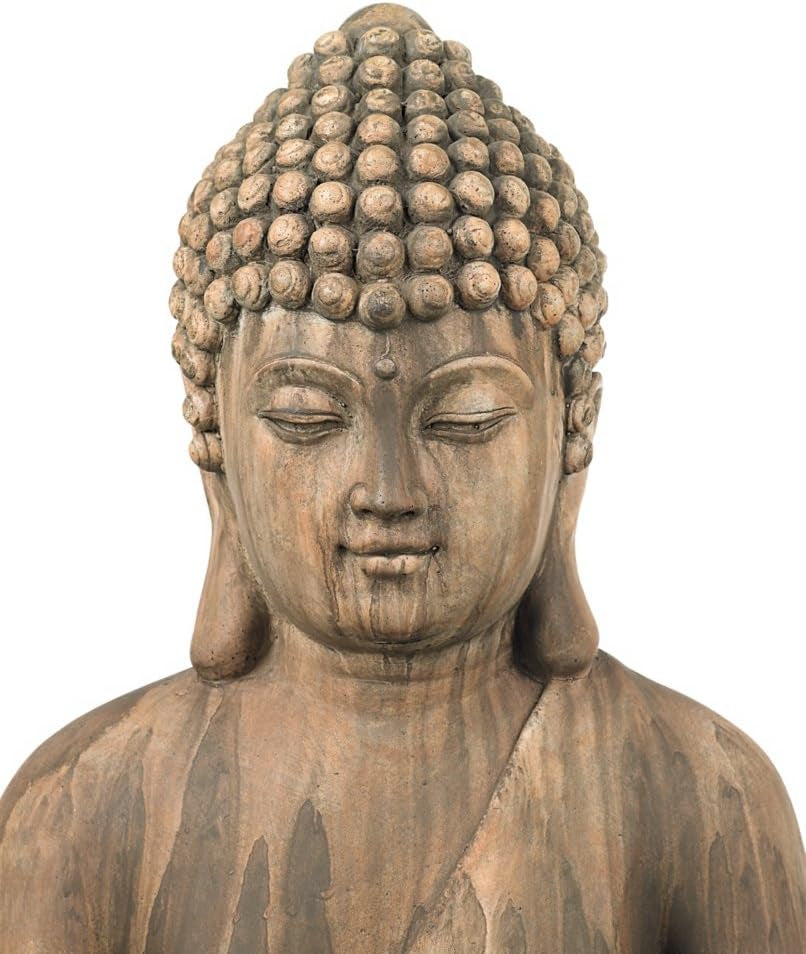 Sitting Buddha Statue Zen Garden