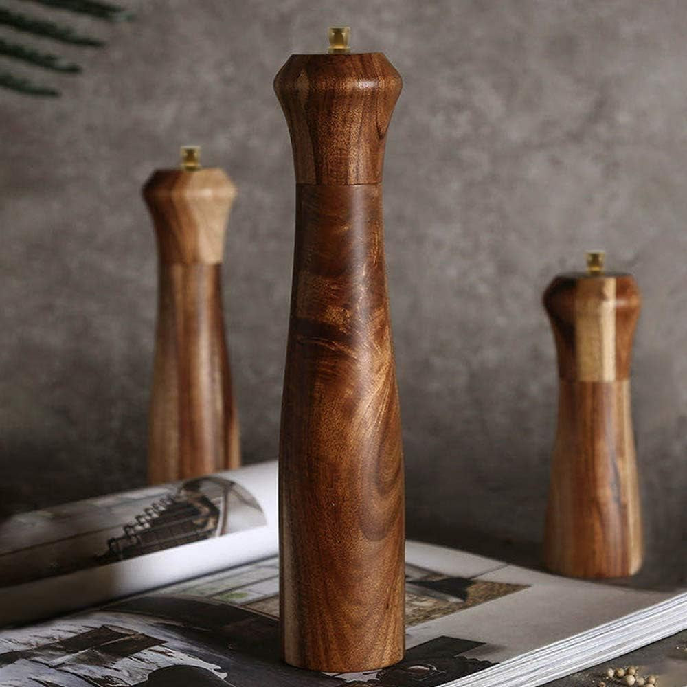 Manuel Wooden Salt and Pepper Grinder Set