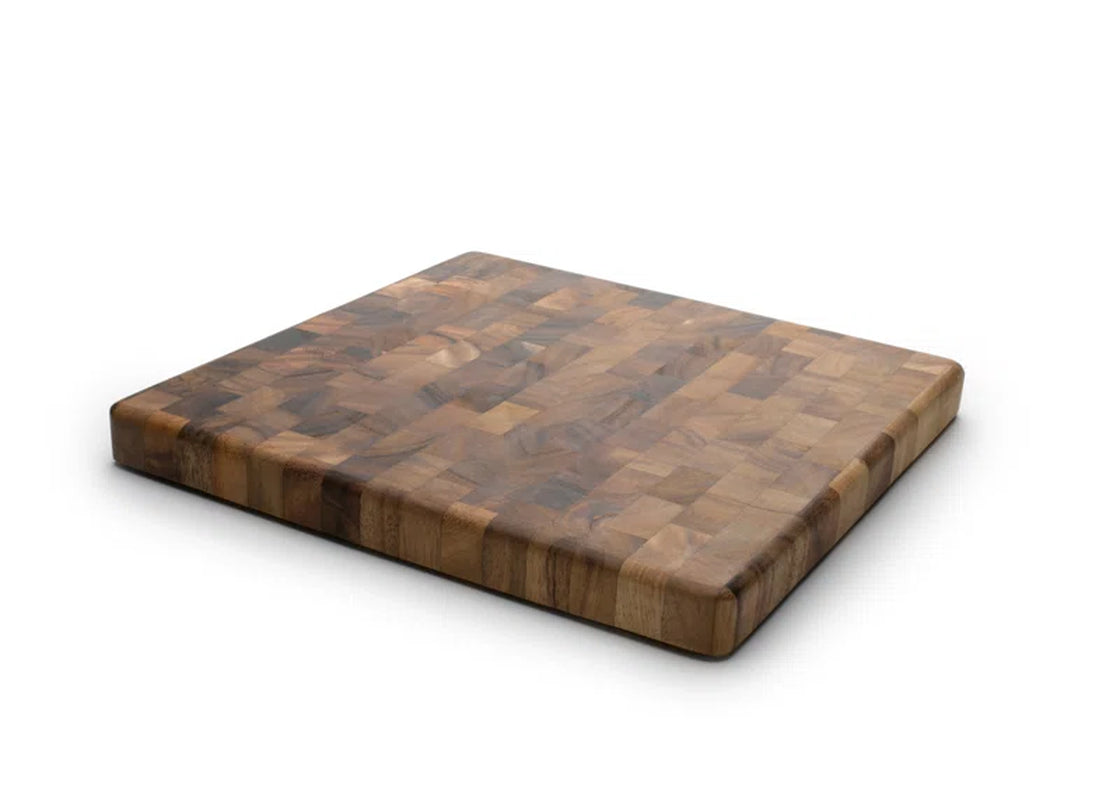 Acacia Wood Square End Grain Chef'S Board