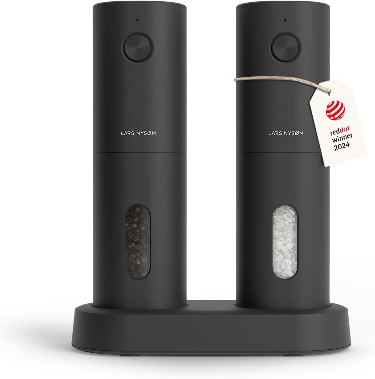 Rechargeable Salt and Pepper Grinder Set