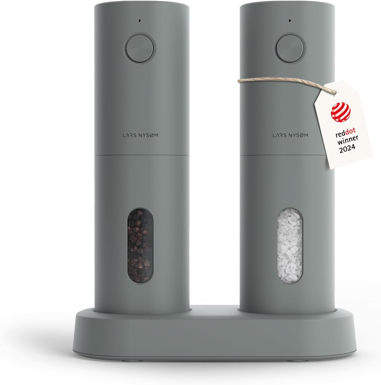 Rechargeable Salt and Pepper Grinder Set