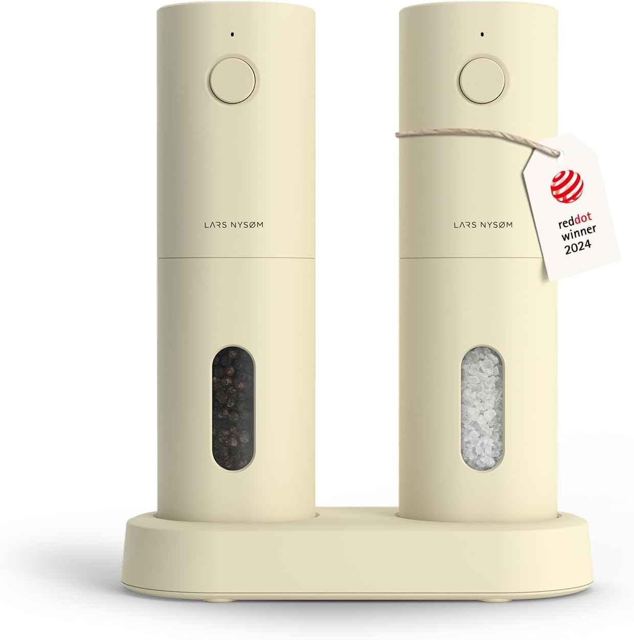 Rechargeable Salt and Pepper Grinder Set