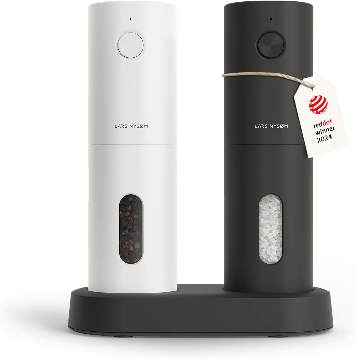 Rechargeable Salt and Pepper Grinder Set
