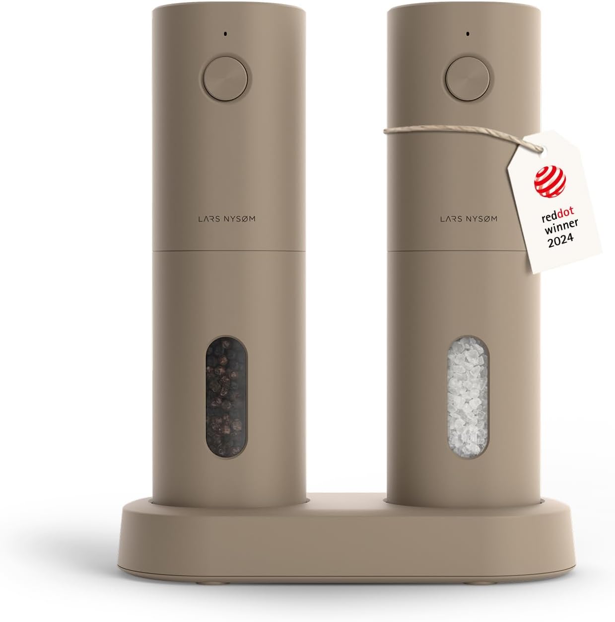 Rechargeable Salt and Pepper Grinder Set