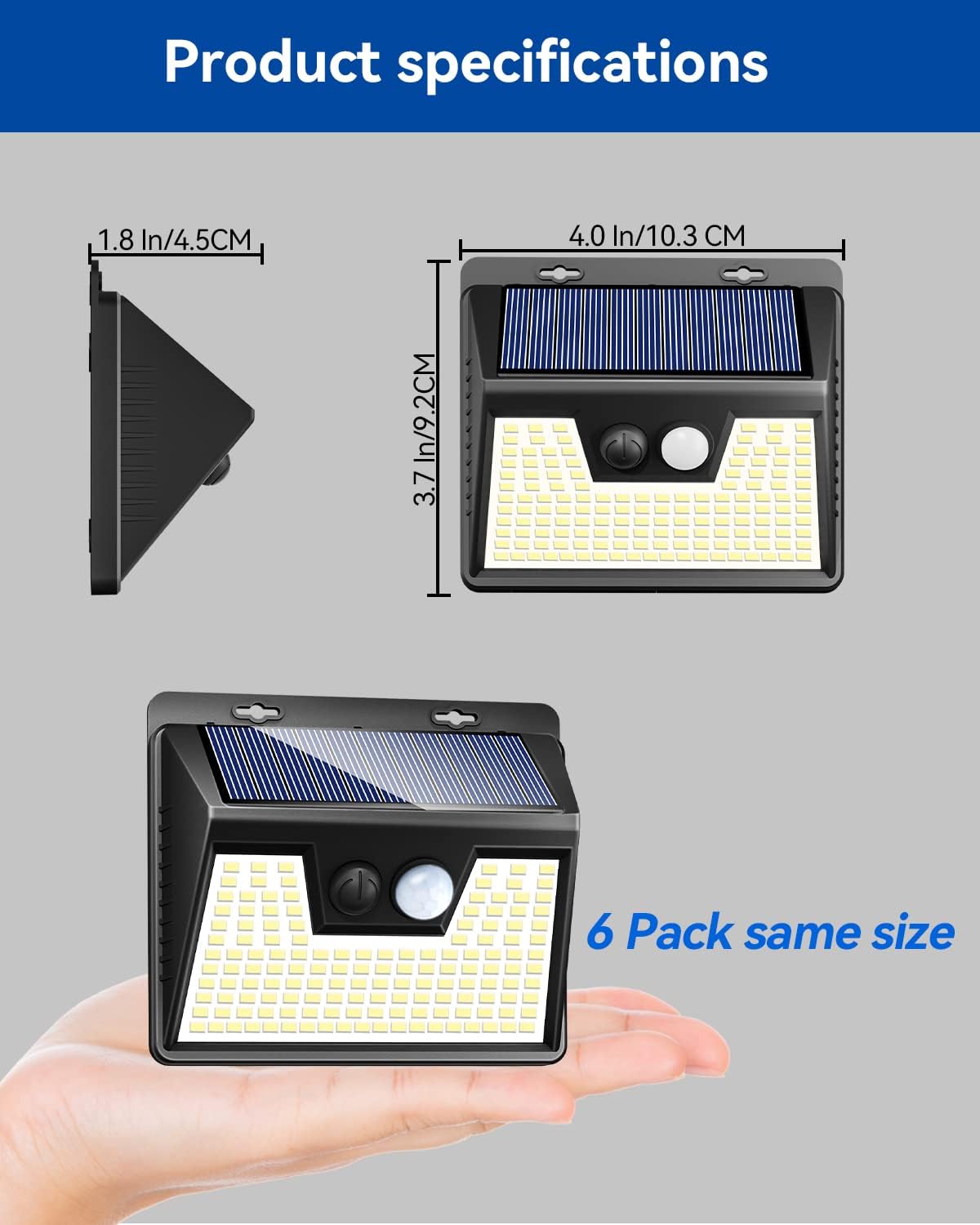 Motion Sensor Solar Lights