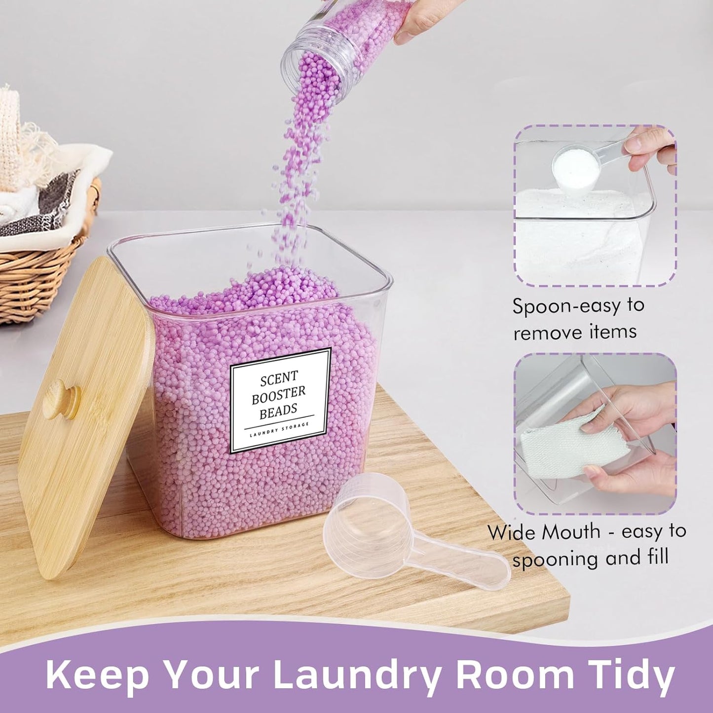 Laundry Pods Containers 4 Pack
