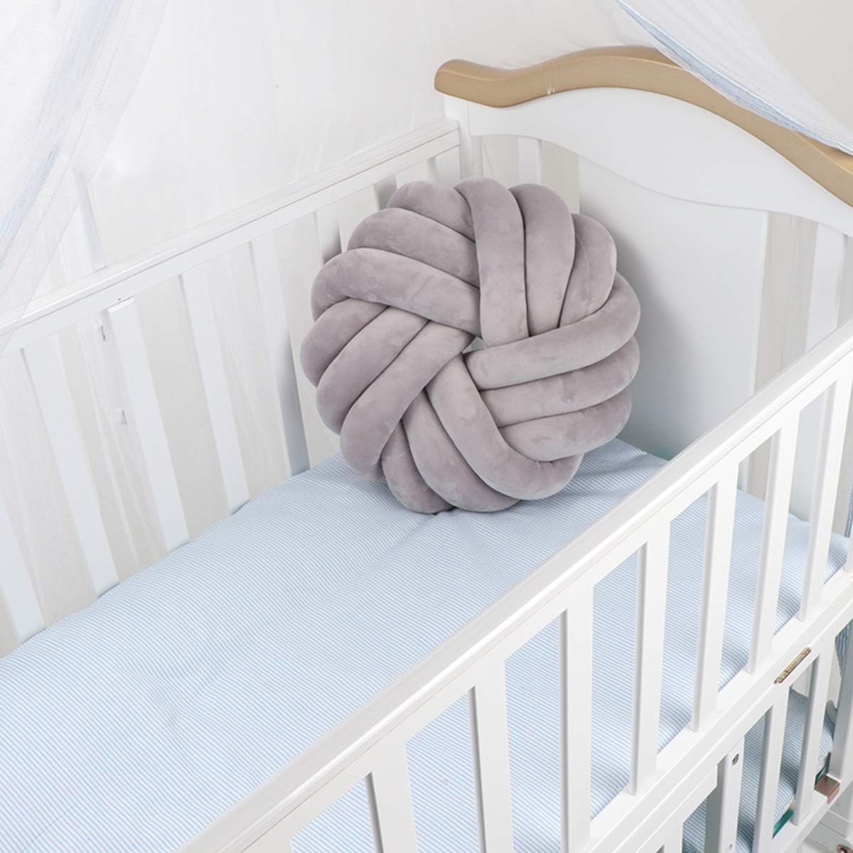 Decorative Cozy Knot Throw Pillow
