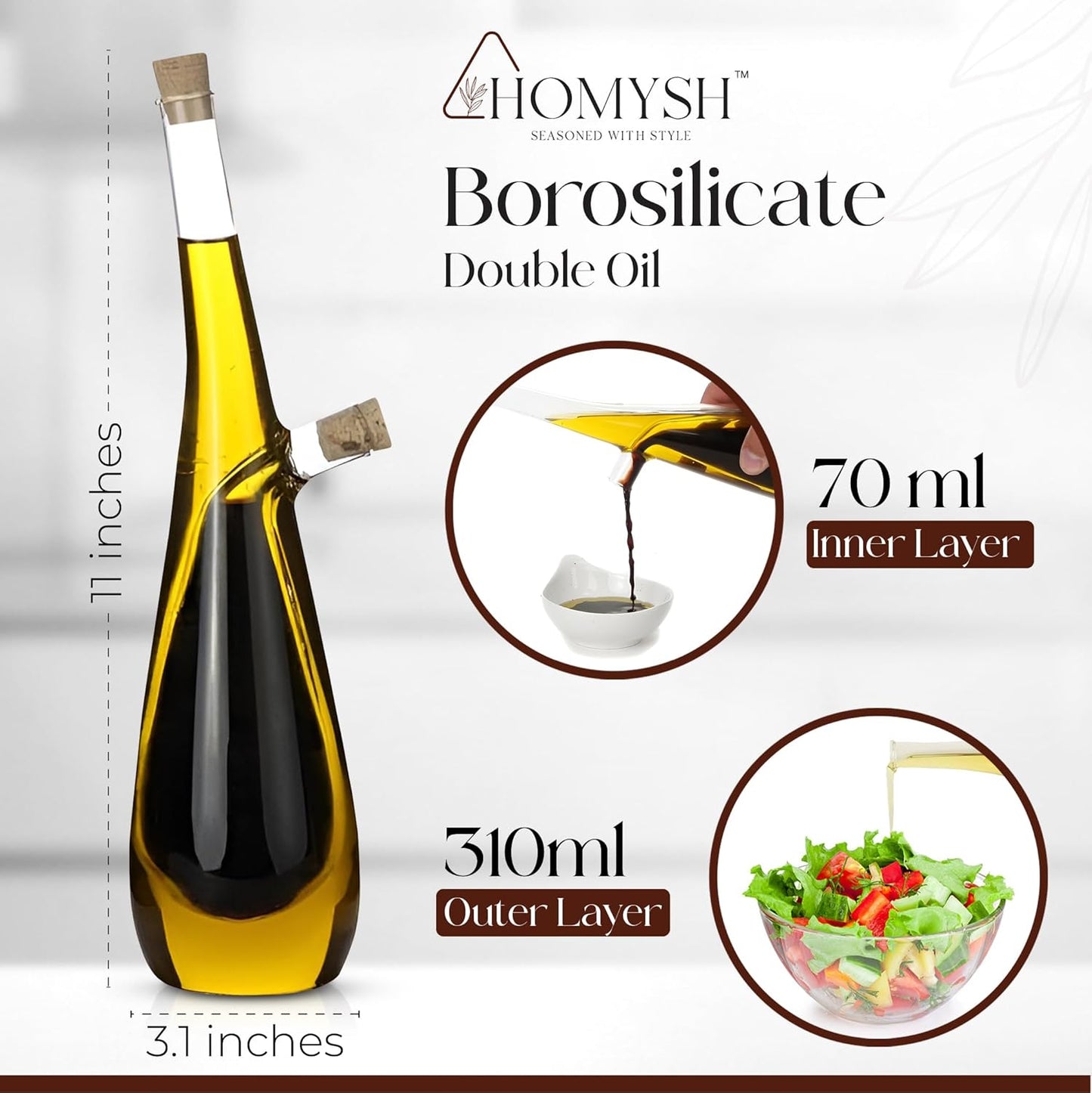 Oil and Vinegar Premium Dispenser 13oz