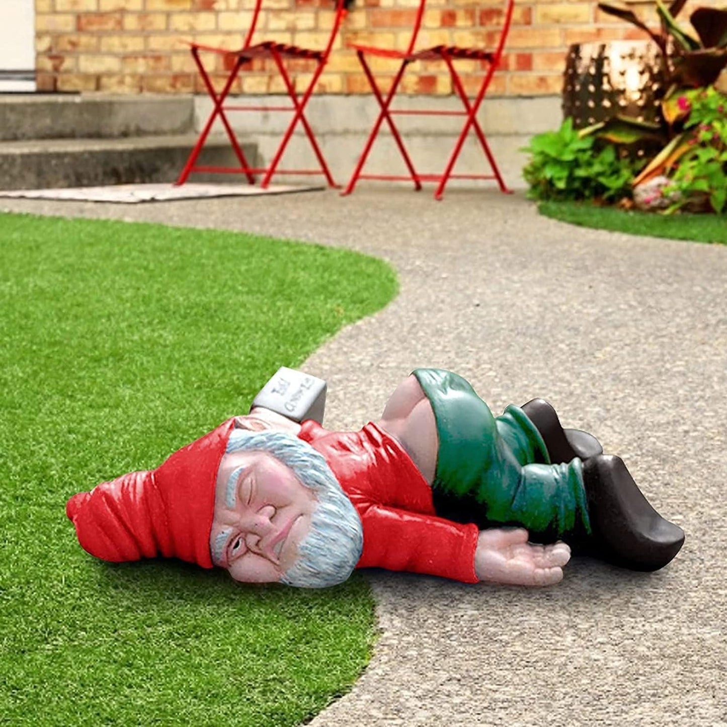 Funny Drunk Garden Gnome Creative