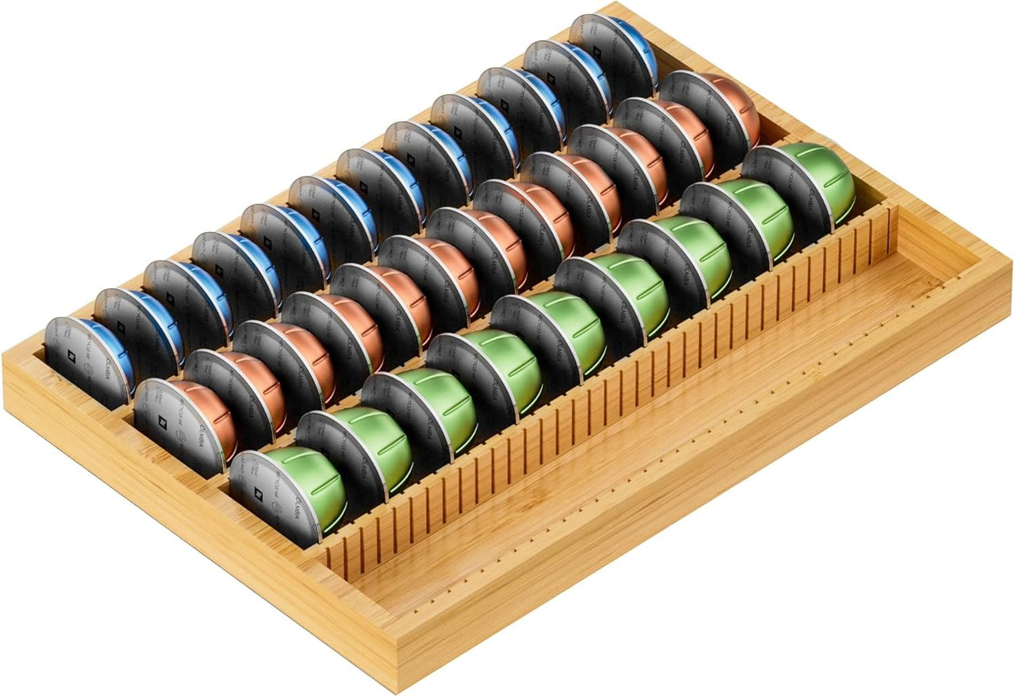 Bamboo Nespresso Pod Holder