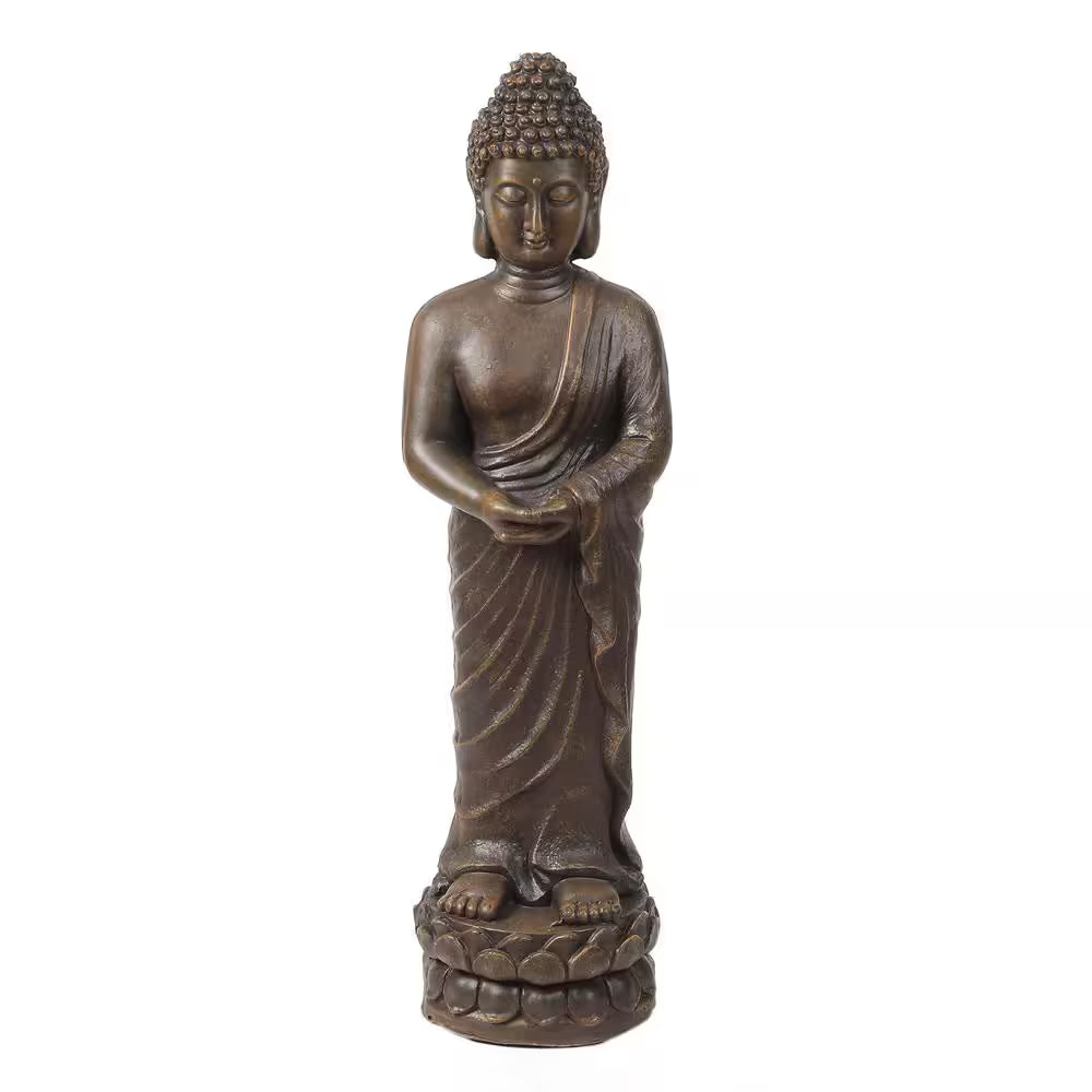Standing Buddha Statue Zen Garden