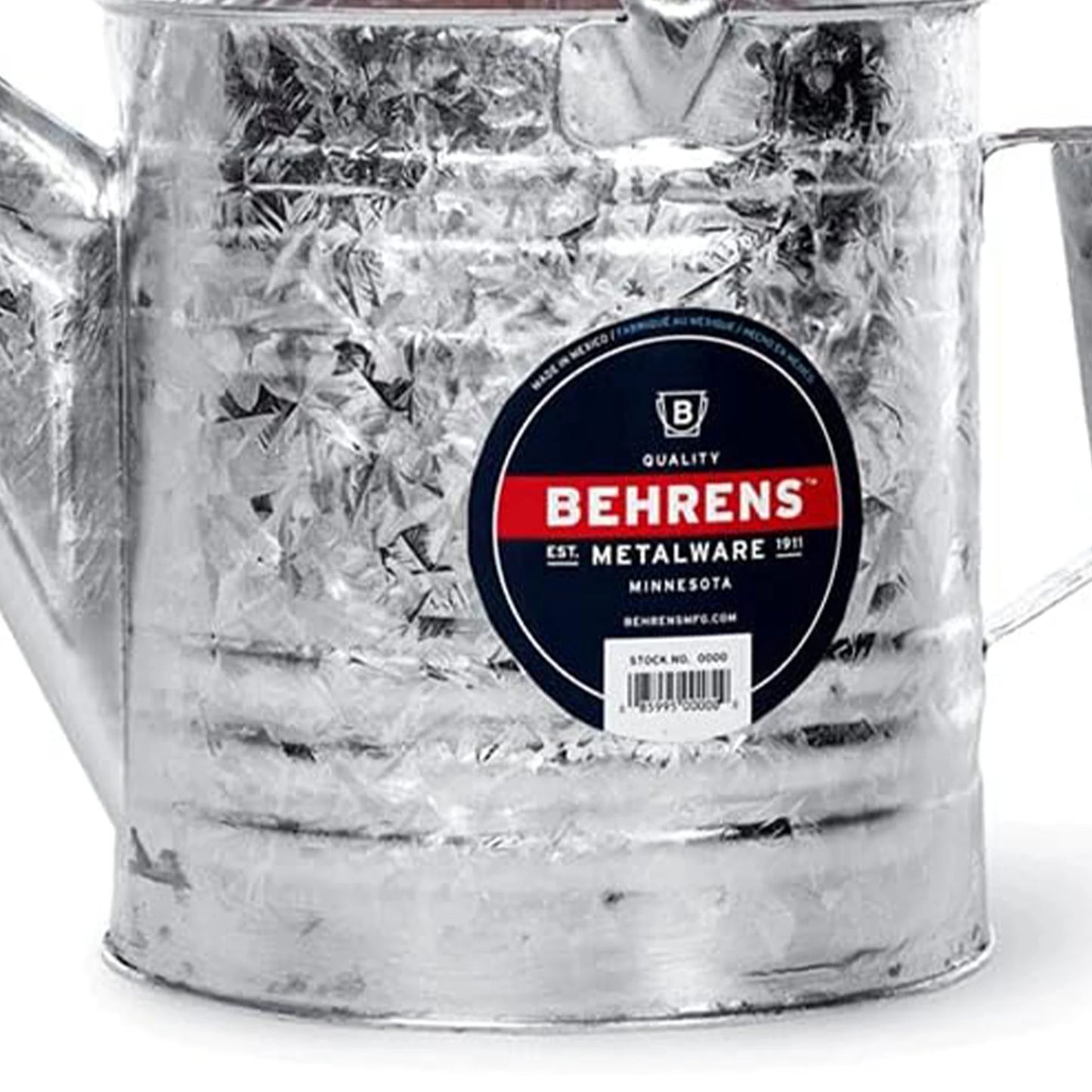 Behrens 2.5 Gallon Weatherproof Hot Dipped Steel Watering Can with Handles