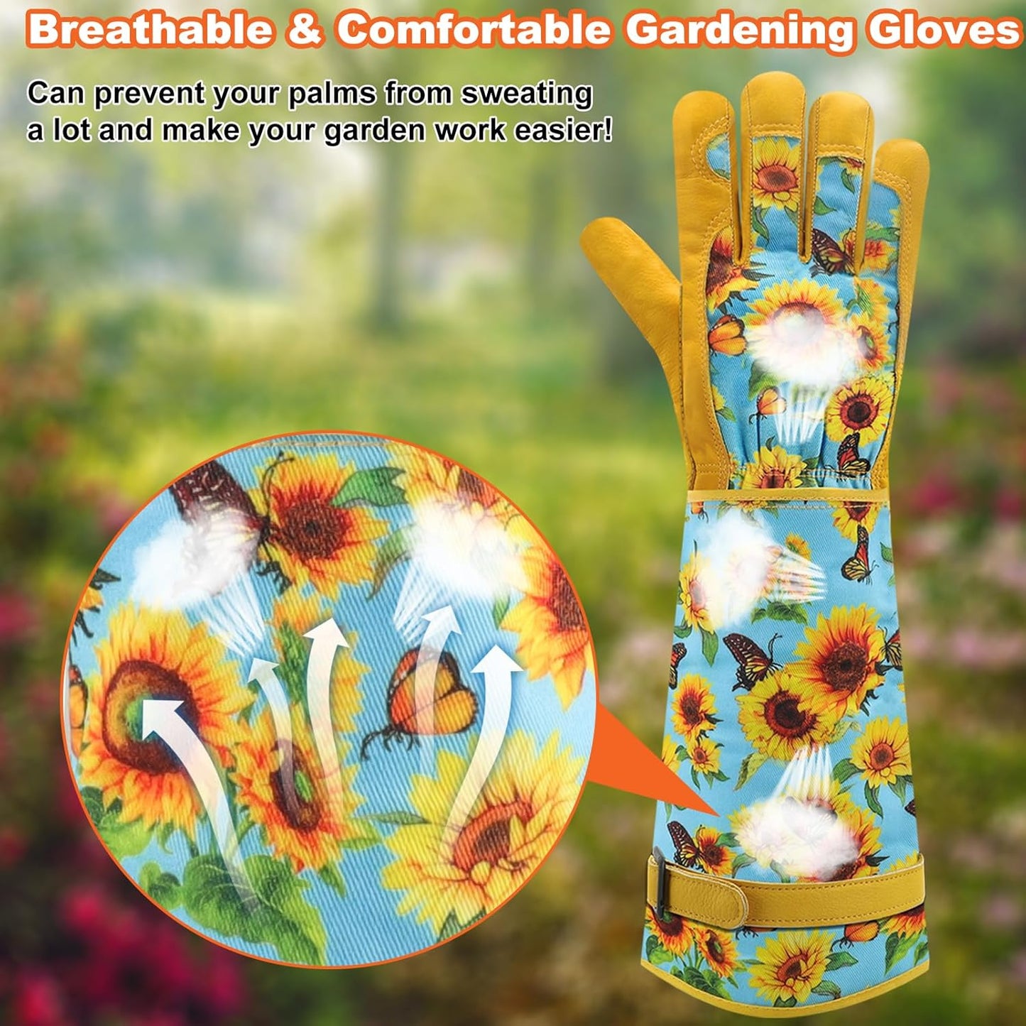 Sunflower Gardening Gloves