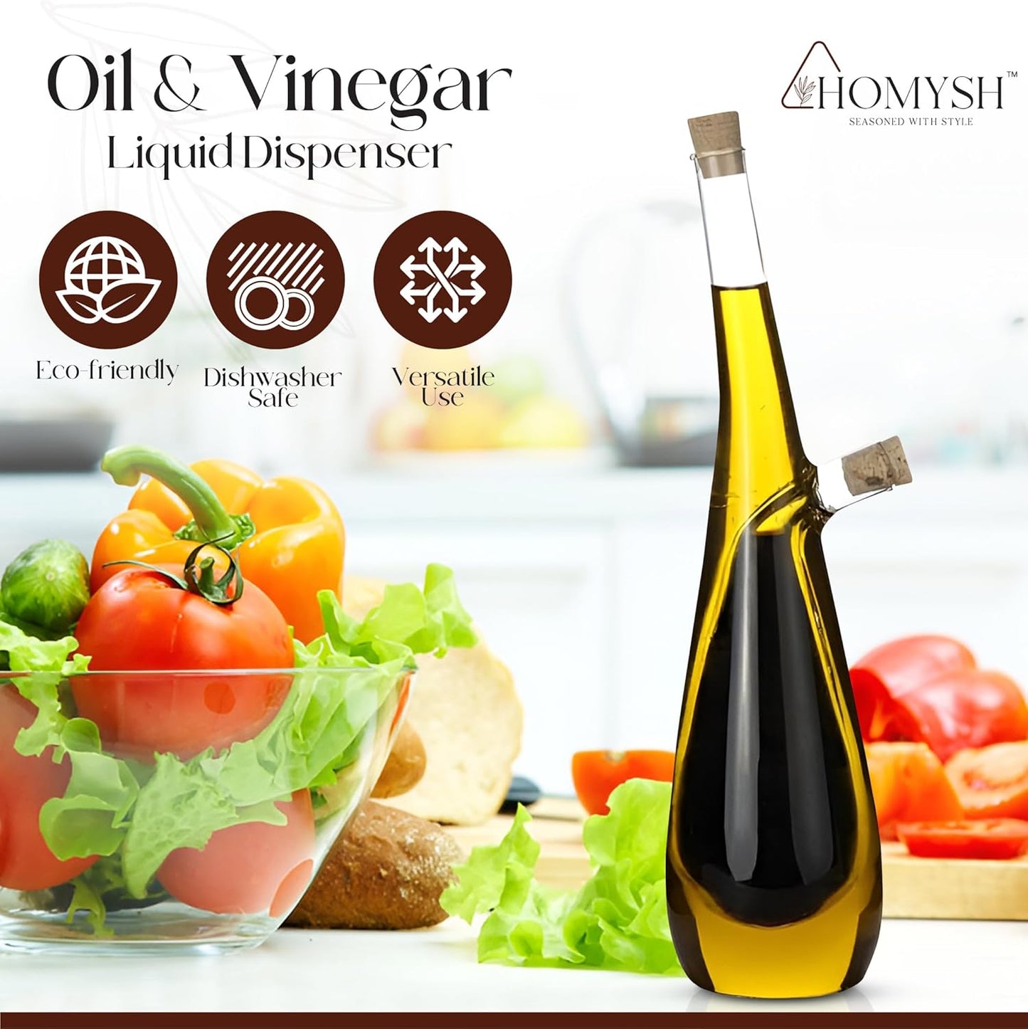 Oil and Vinegar Premium Dispenser 13oz