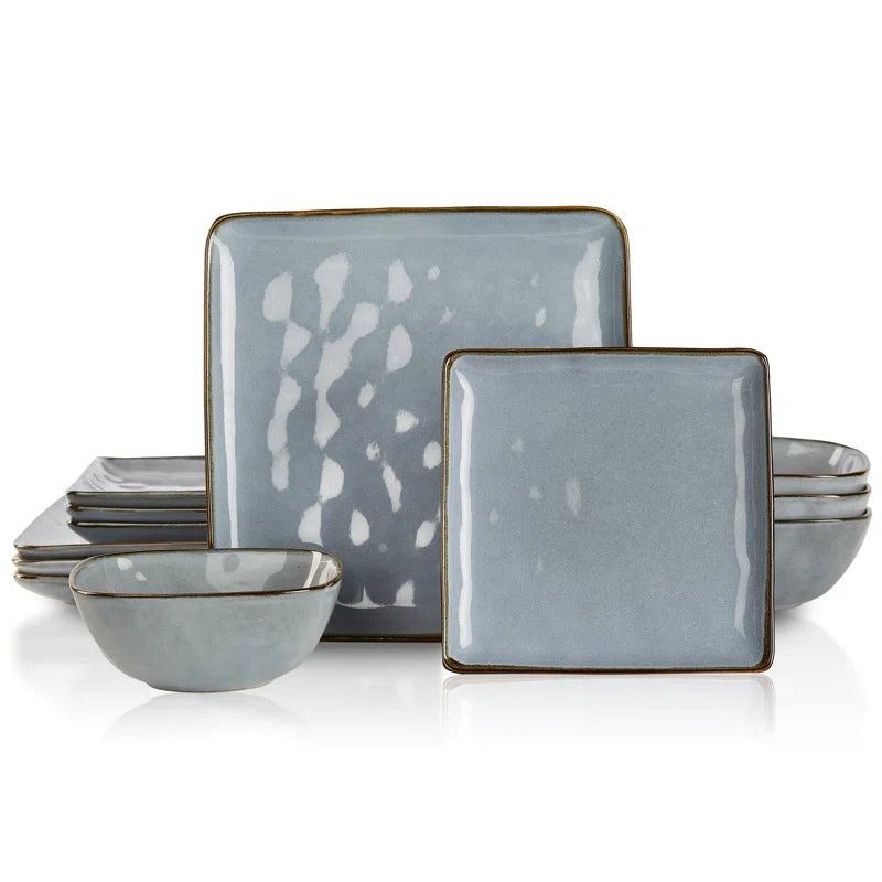 12 Piece Stoneware Set - Service for 4