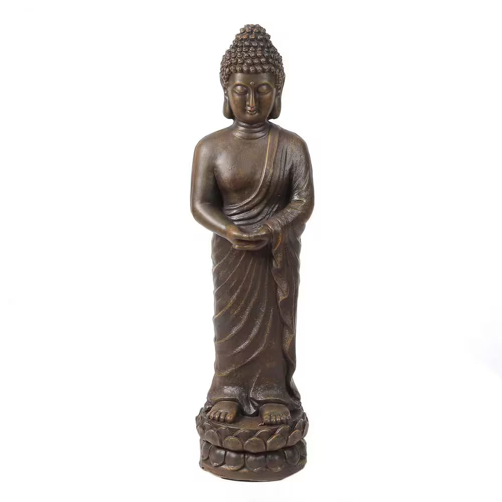 Standing Buddha Statue Zen Garden