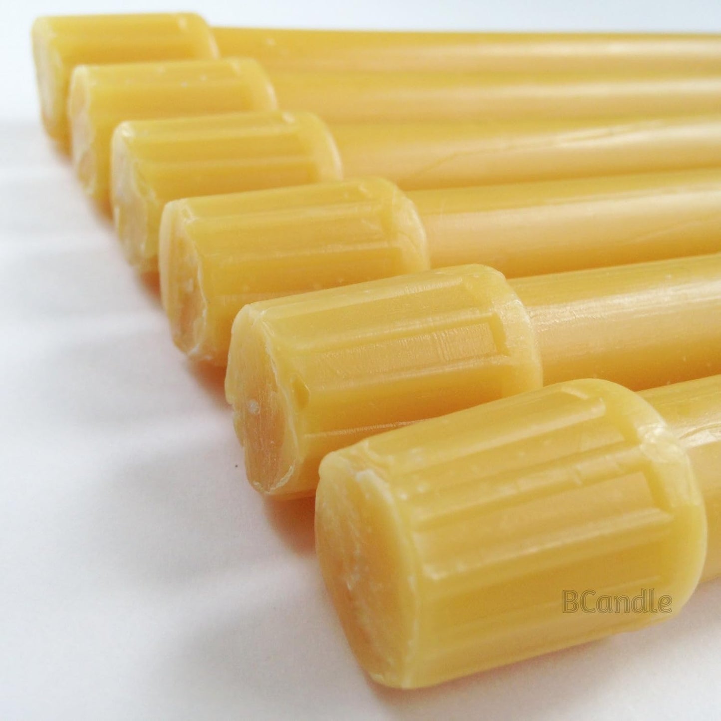100% Pure Beeswax Candles Organic Tapers 2PC