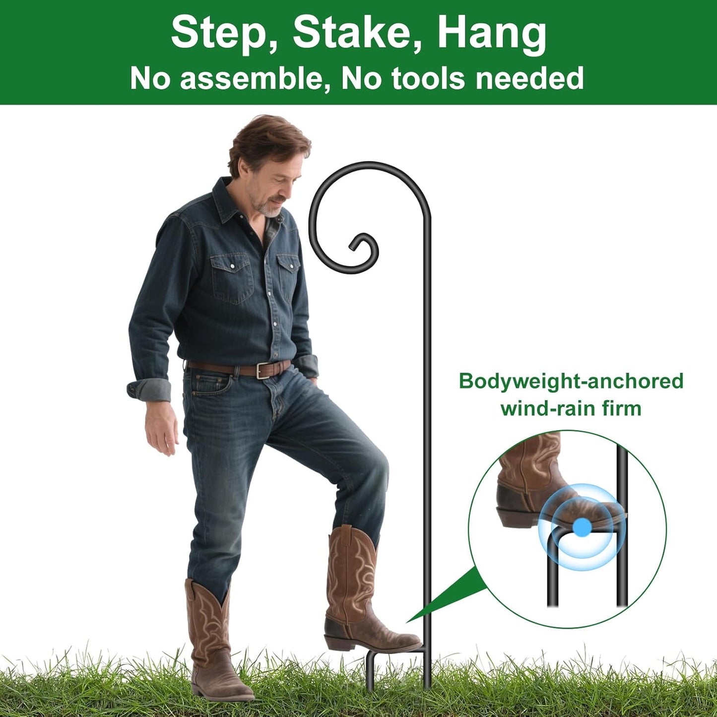 Shepherd Hook 2PC