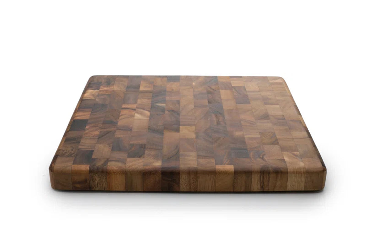 Acacia Wood Square End Grain Chef'S Board