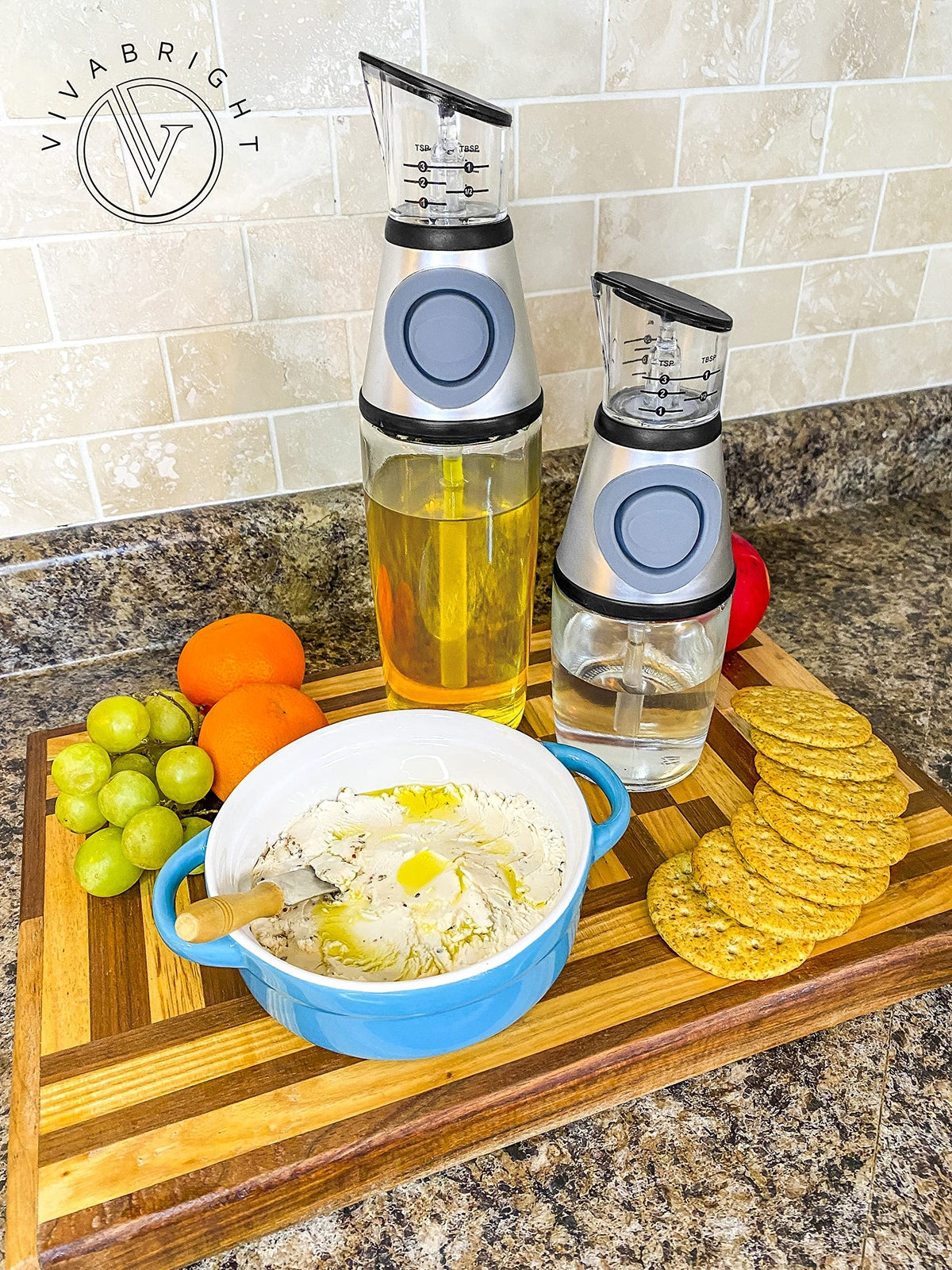 Oil and Vinegar Dispenser Set