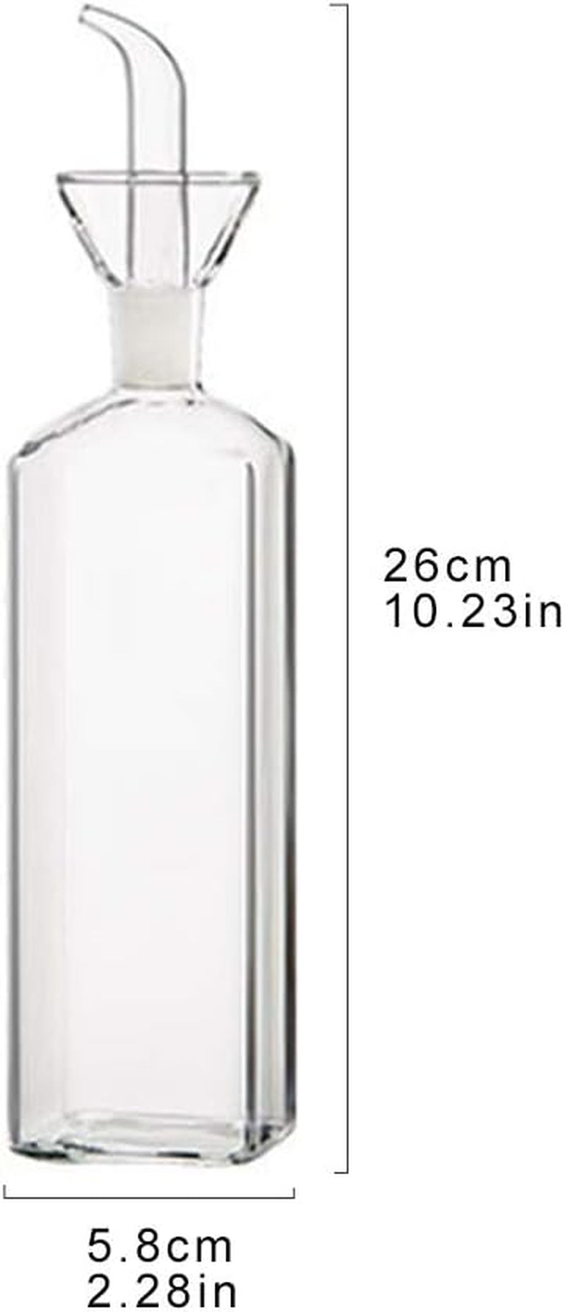 Oil/Vinegar Glass Dispenser Bottle