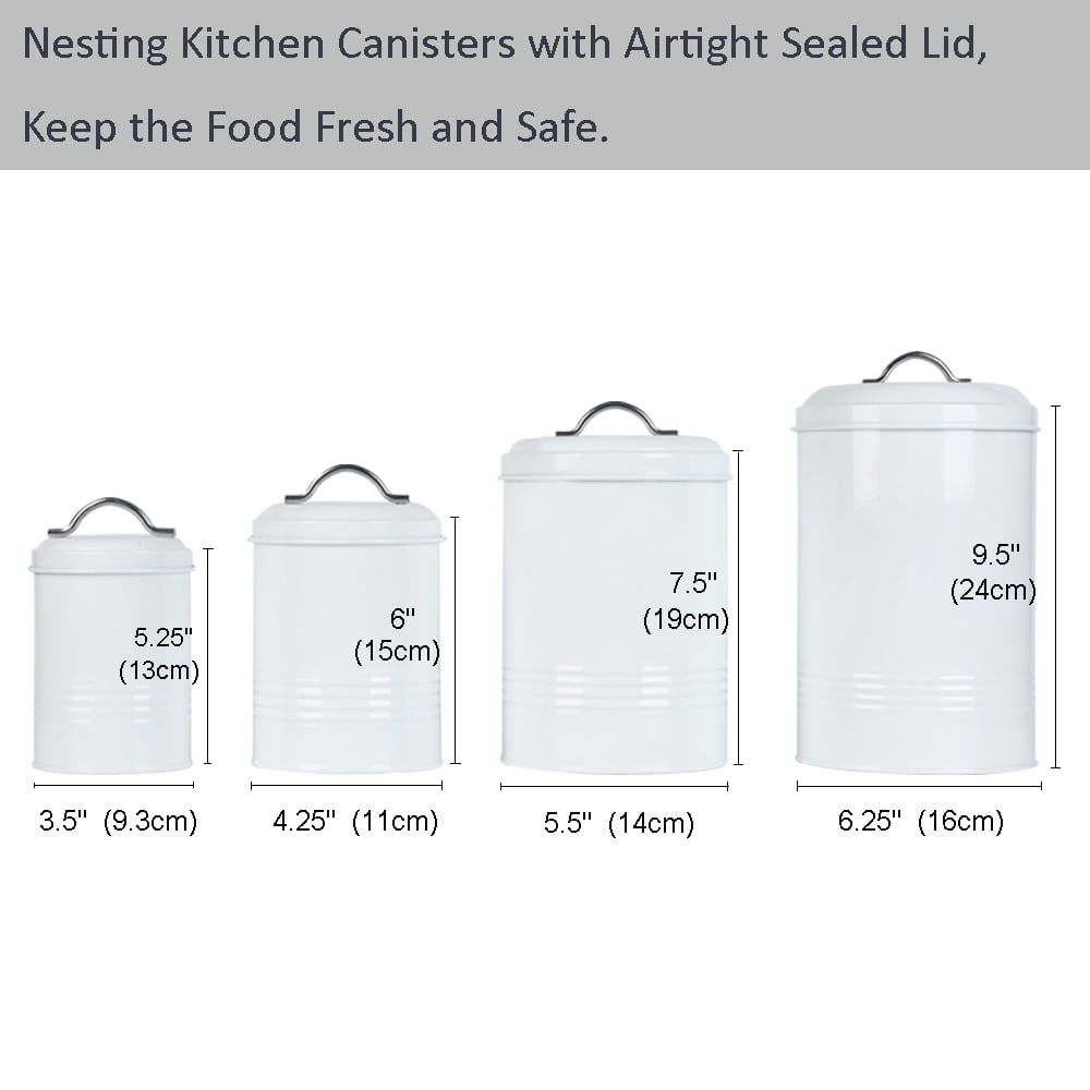 Farmhouse Canister Set 4 PC