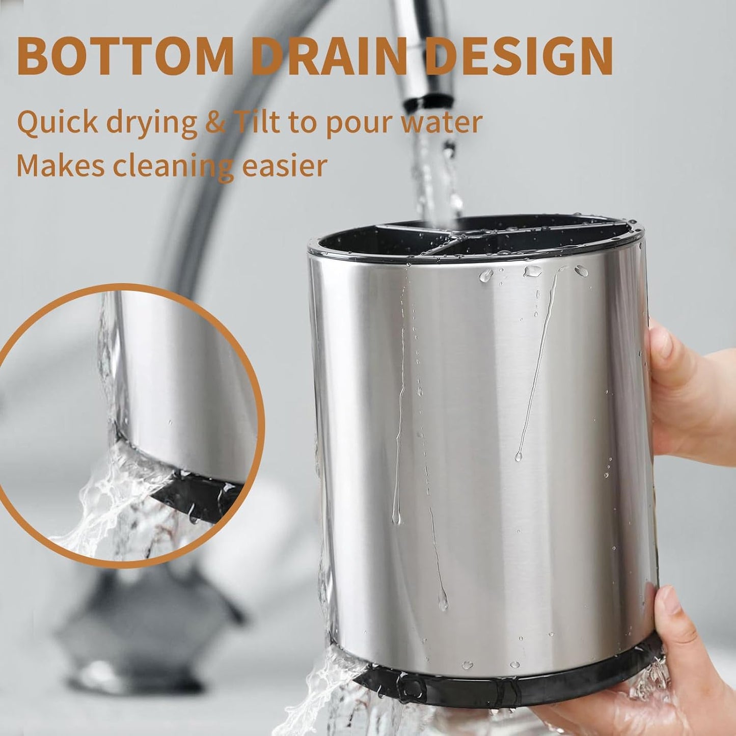 Rotating Kitchen Utensil Holder