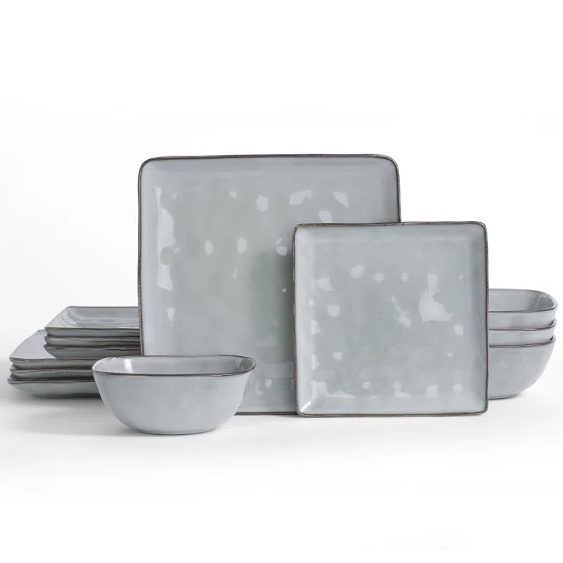 12 Piece Stoneware Set - Service for 4