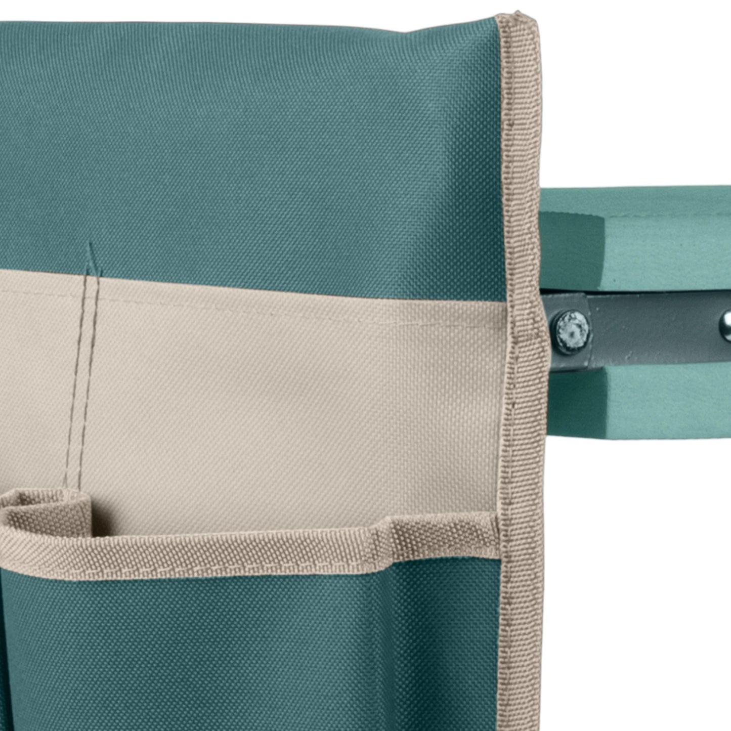 2-In-1 Garden Kneeler & Stool – Folding Bench with EVA Pad & Tool Pouches