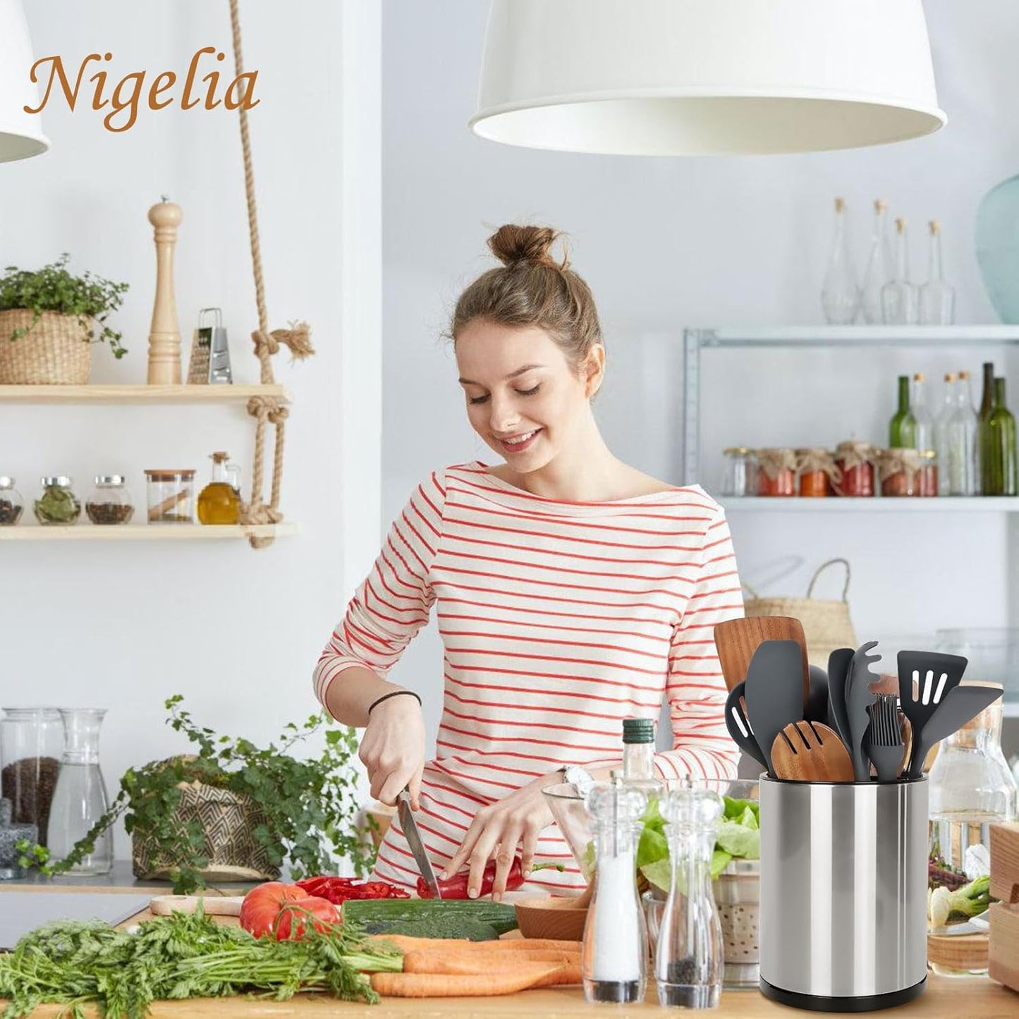 Rotating Kitchen Utensil Holder