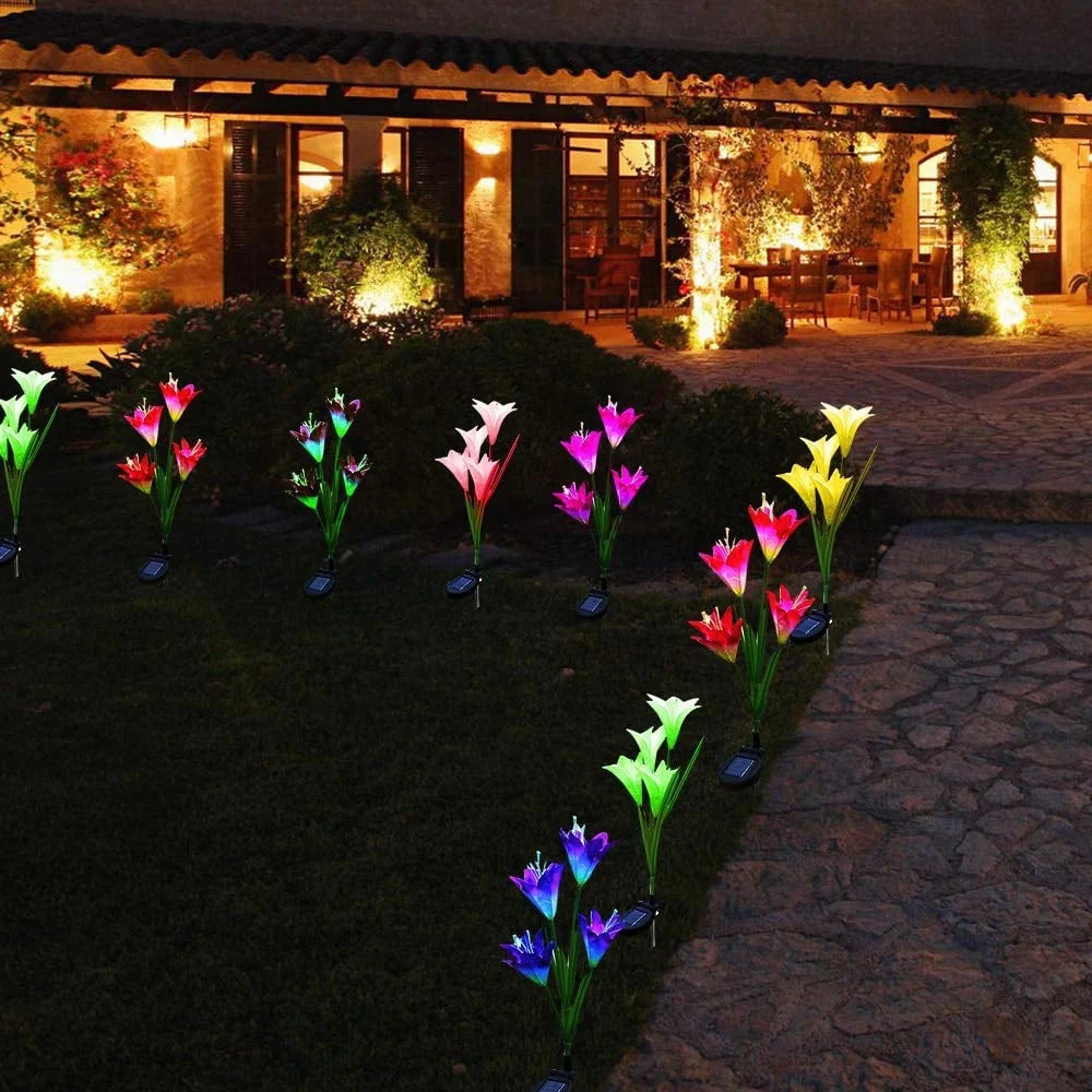 Garden Flower LED Stake Light 2PC