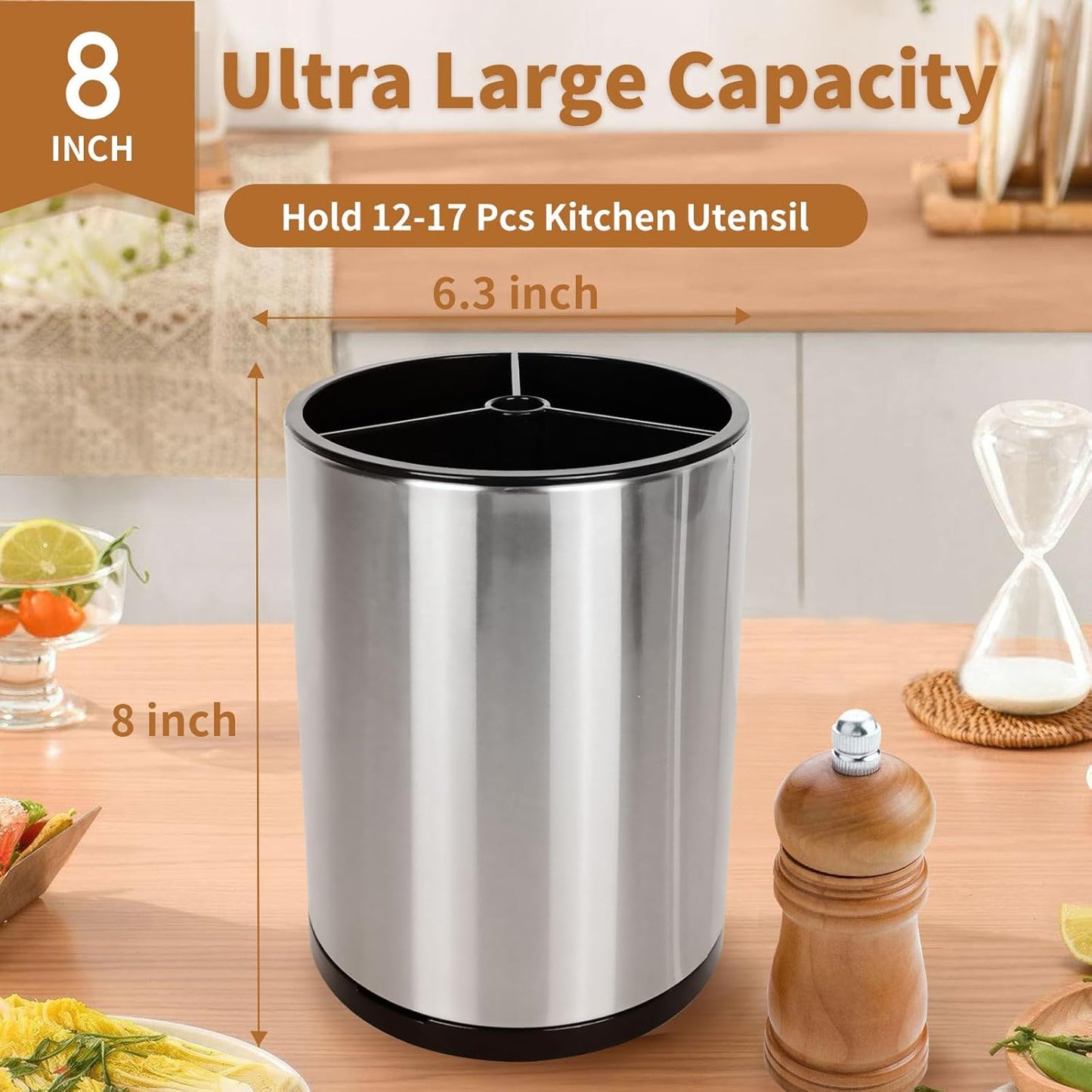 Rotating Kitchen Utensil Holder