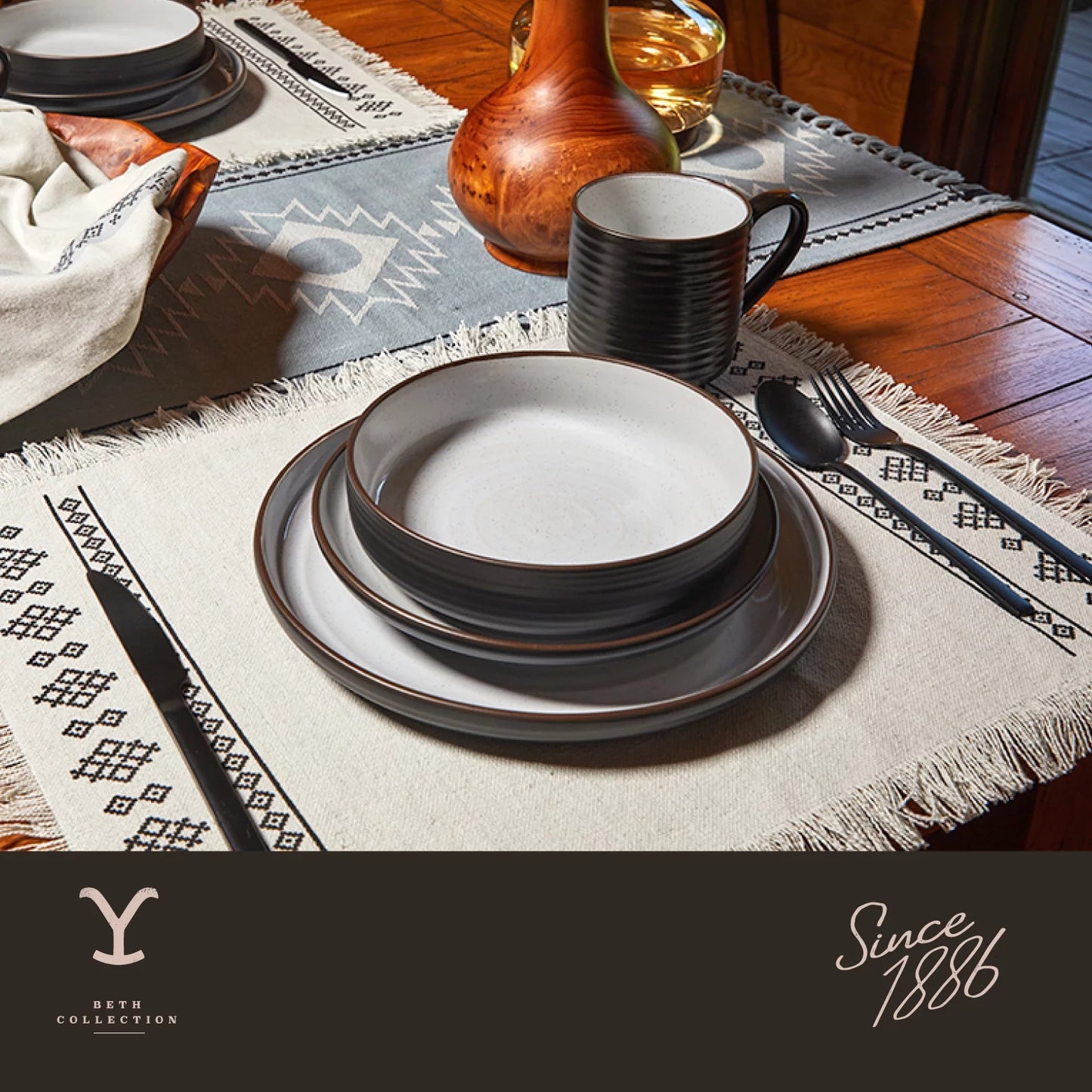 12-Piece Ceramic Dinnerware Set