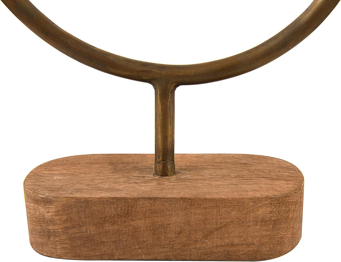 Wood and Metal Taper Candle Holder