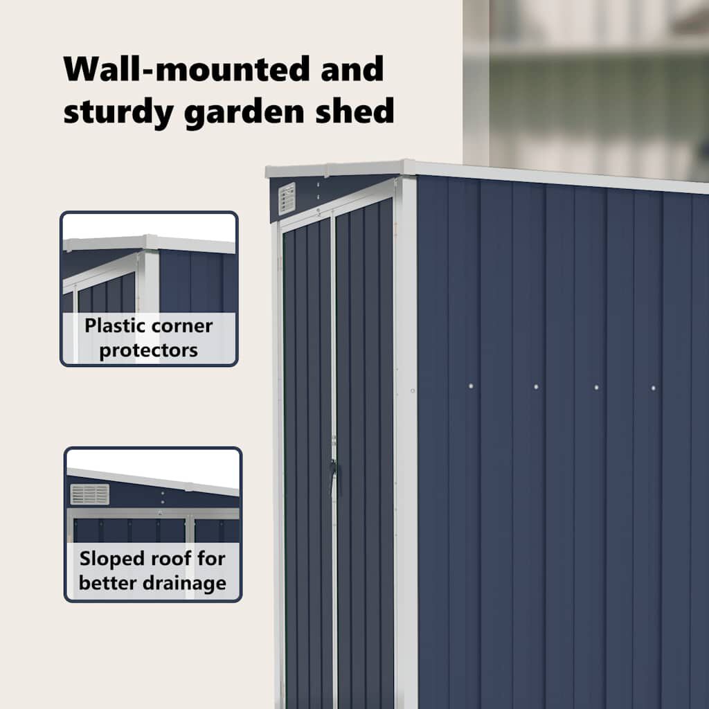 Garden Shed Galvanized Steel
