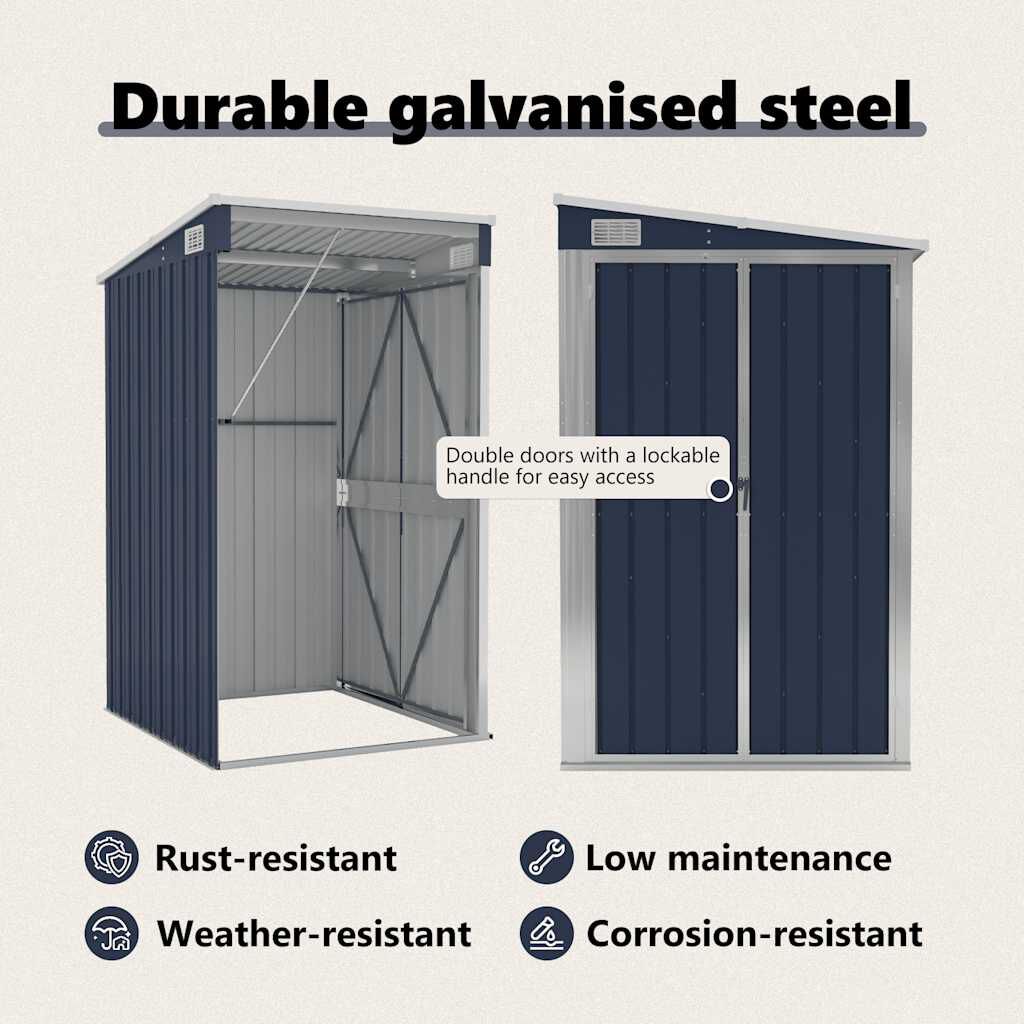 Garden Shed Galvanized Steel