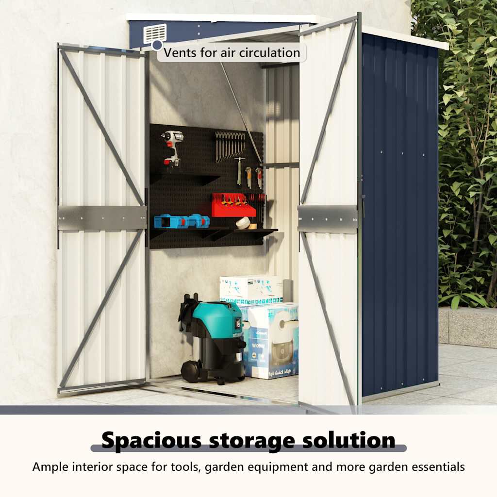 Garden Shed Galvanized Steel