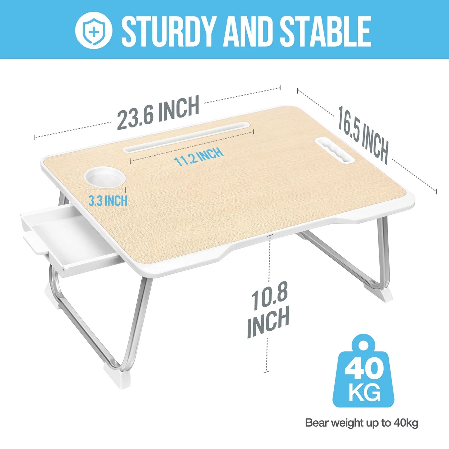 Teak Table for Bed