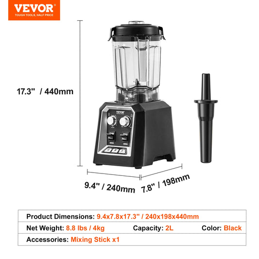 2L Professional Blender/Processor