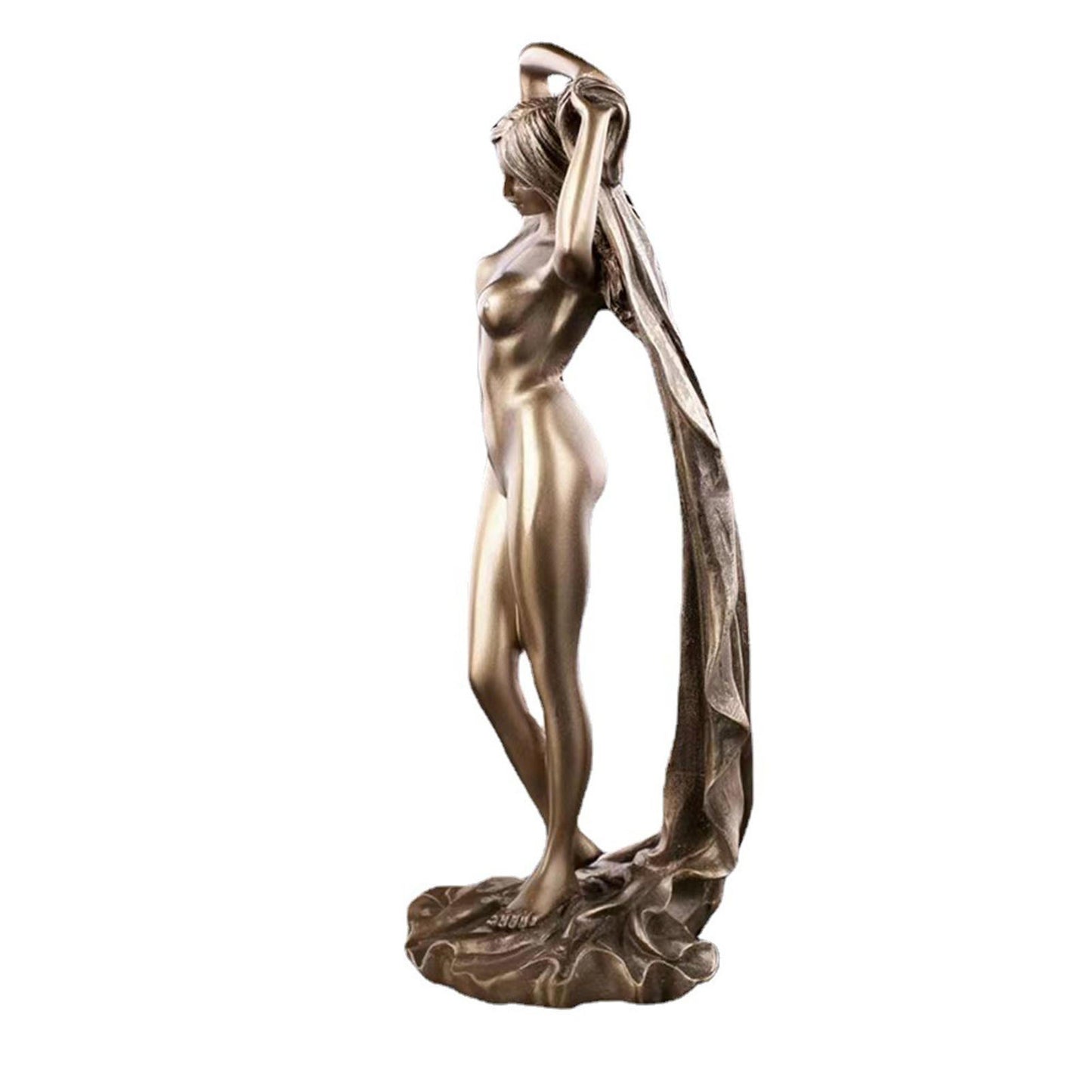 Goddess Sculpture  Resin Figurine Decor 8.6"
