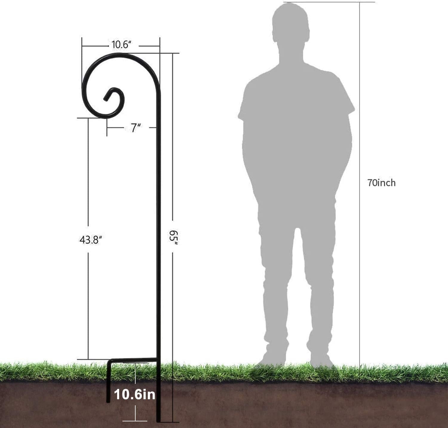Shepherd Hook 2PC