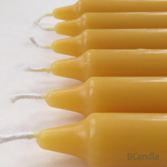 100% Pure Beeswax Candles Organic Tapers 2PC